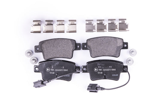 HELLA Brake pad set - T2168 - for e.g. ABARTH / FIAT 8DB355019-801
