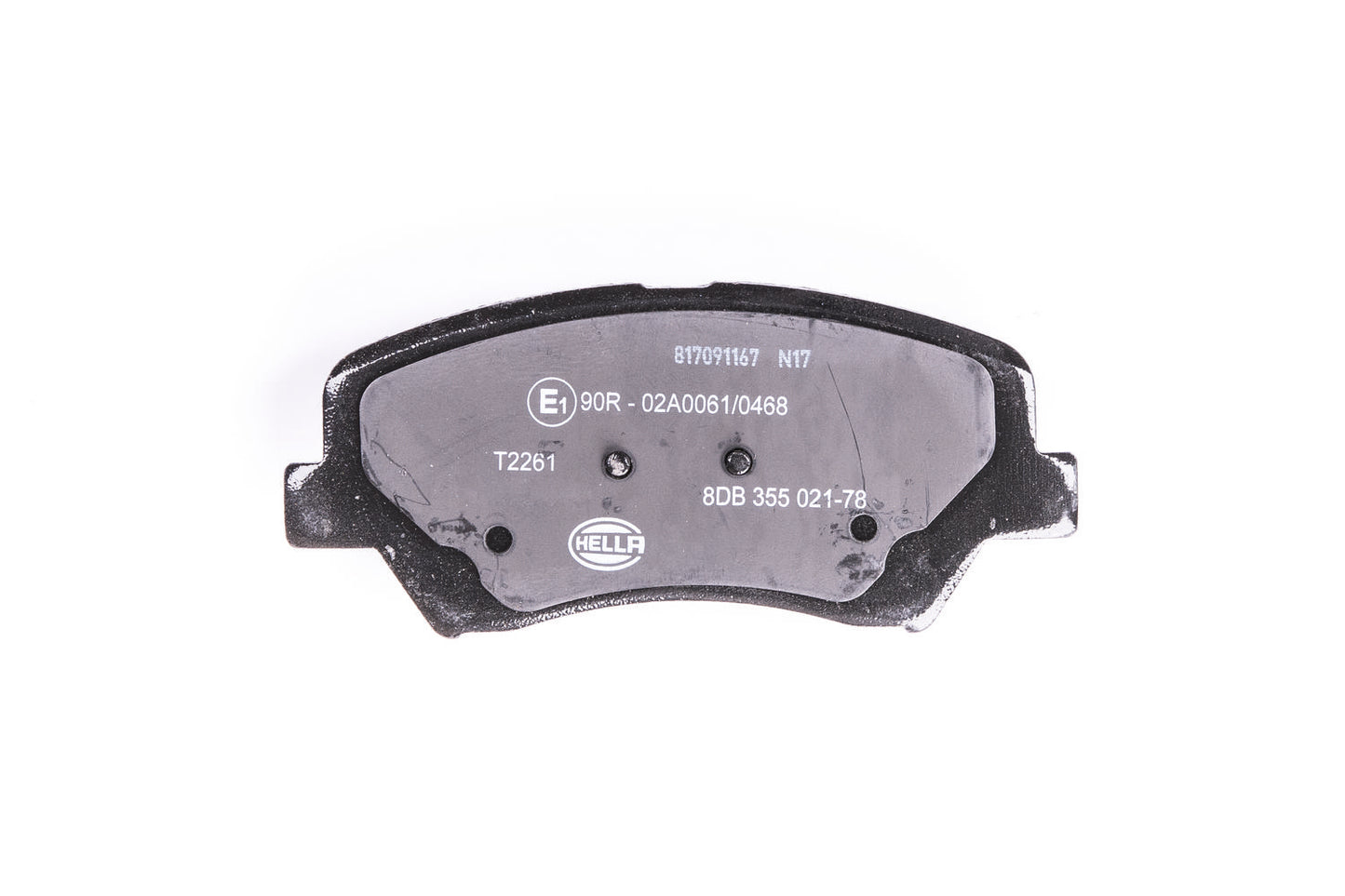 HELLA Brake pad set - T2261 - for e.g. HYUNDAI / KIA 8DB355021-781