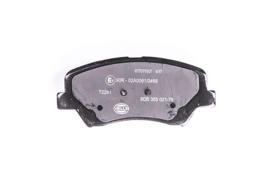 HELLA Brake pad set - T2261 - for e.g. HYUNDAI / KIA 8DB355021-781