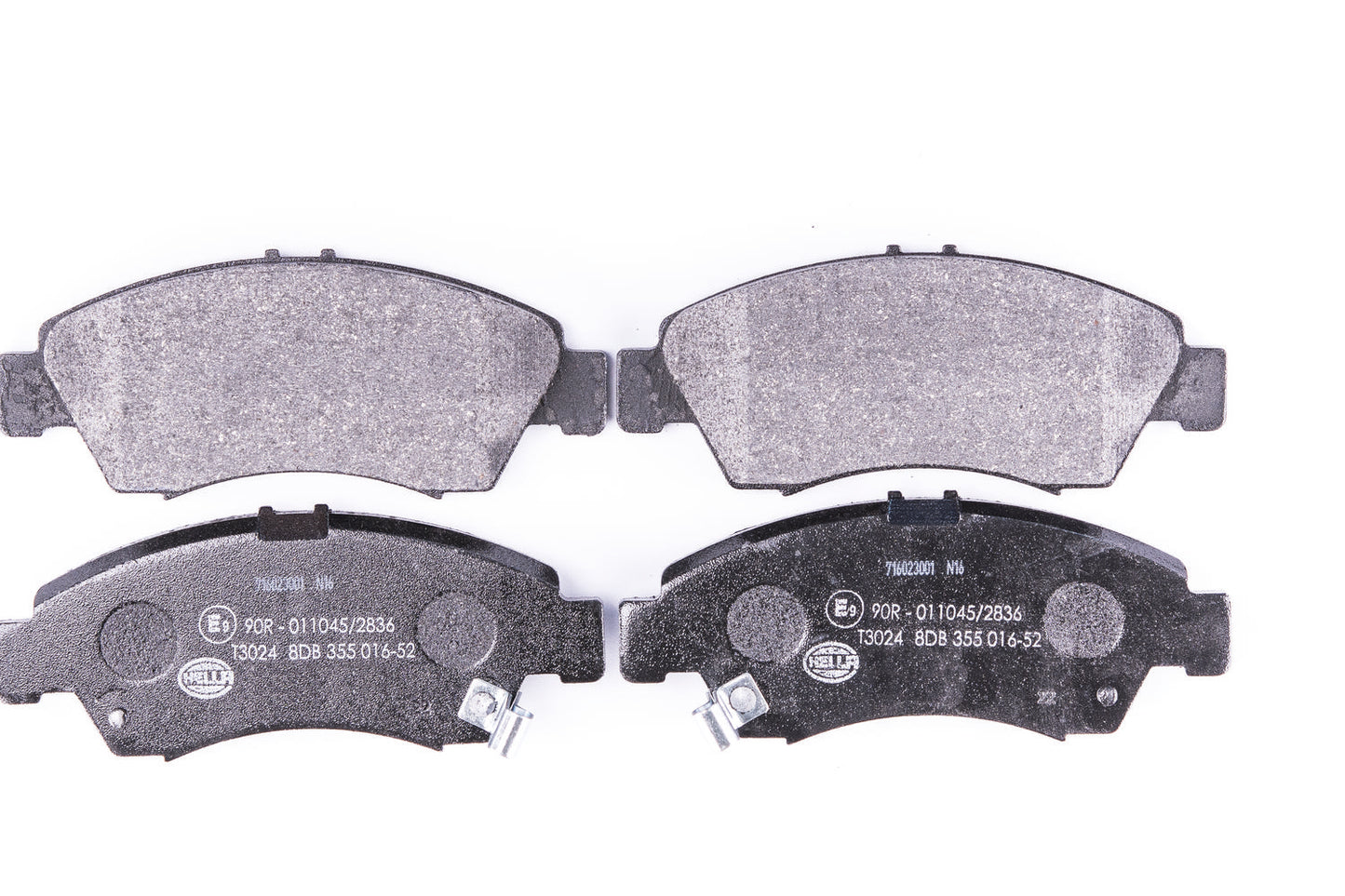 HELLA Brake pad set - T3024 - for e.g. HONDA 8DB355016-521
