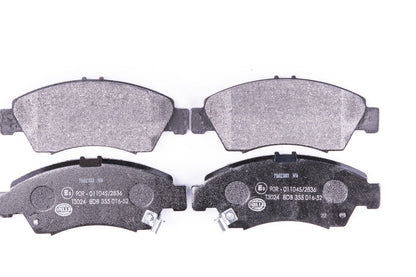 HELLA Brake pad set - T3024 - for e.g. HONDA 8DB355016-521