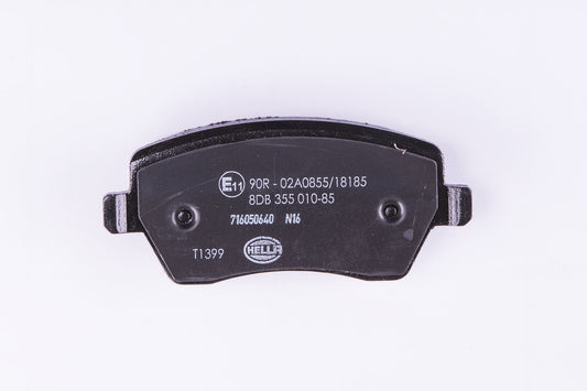 HELLA Brake pad set - T1399 - for e.g. DACIA / LADA / MERCEDES-BENZ / NISSAN 8DB355010-851