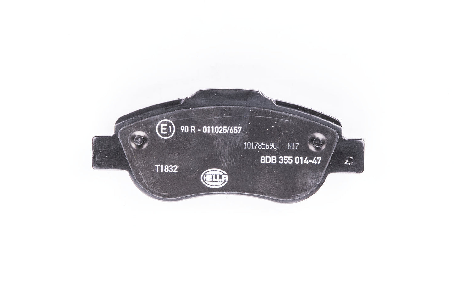HELLA Brake pad set - T1832 - for e.g. FIAT / FORD 8DB355014-471