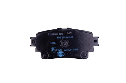 HELLA Brake pad set - T2857 - for e.g. LEXUS / SUZUKI / TOYOTA 8DB355040-121