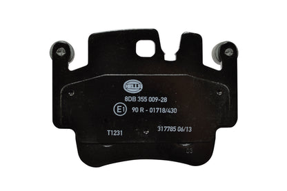 HELLA Brake pad set - T1231 - for e.g. PORSCHE 8DB355009-281