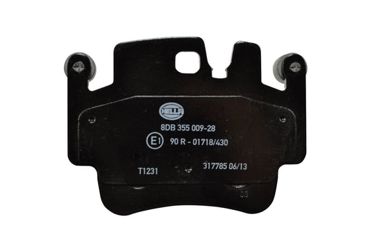 HELLA Brake pad set - T1231 - for e.g. PORSCHE 8DB355009-281
