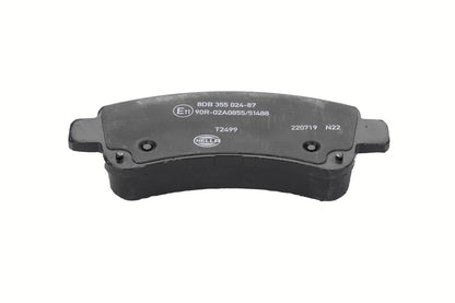 HELLA Brake pad set - T2499 - for e.g. CITROEN / FIAT / PEUGEOT 8DB355024-871