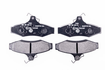HELLA Brake pad set - T1253 - for e.g. CHEVROLET / DAEWOO / MITSUBISHI 8DB355009-491
