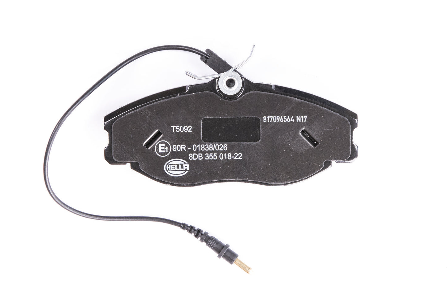 HELLA Brake pad set - T5092 - for e.g. CITROEN / PEUGEOT 8DB355018-221