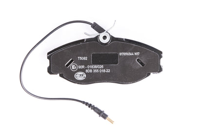 HELLA Brake pad set - T5092 - for e.g. CITROEN / PEUGEOT 8DB355018-221