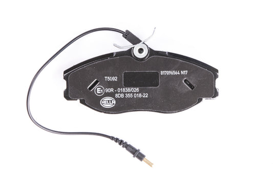 HELLA Brake pad set - T5092 - for e.g. CITROEN / PEUGEOT 8DB355018-221