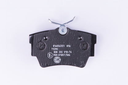 HELLA Brake pad set - T1390 - for e.g. FIAT / MITSUBISHI / NISSAN / OPEL 8DB355010-761