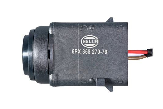 HELLA Sensor, park distance control - straight - 3-pin connector - Plugged - Cable: 27 6PX358270-791