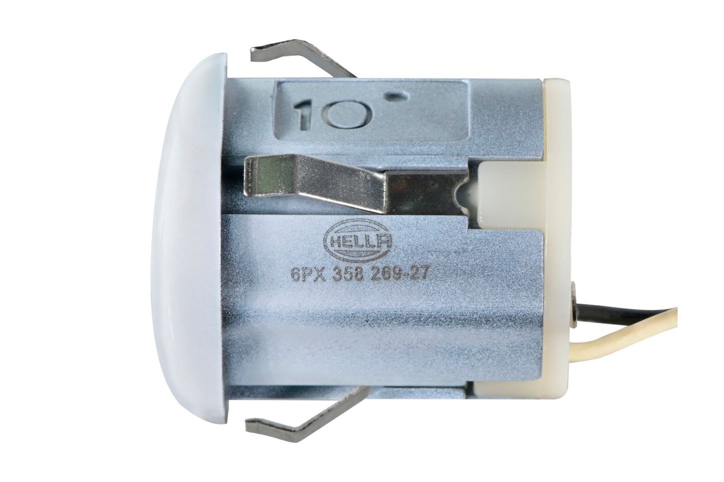 HELLA Sensor, park distance control - straight - 2-pin connector - Plugged 6PX358269-271