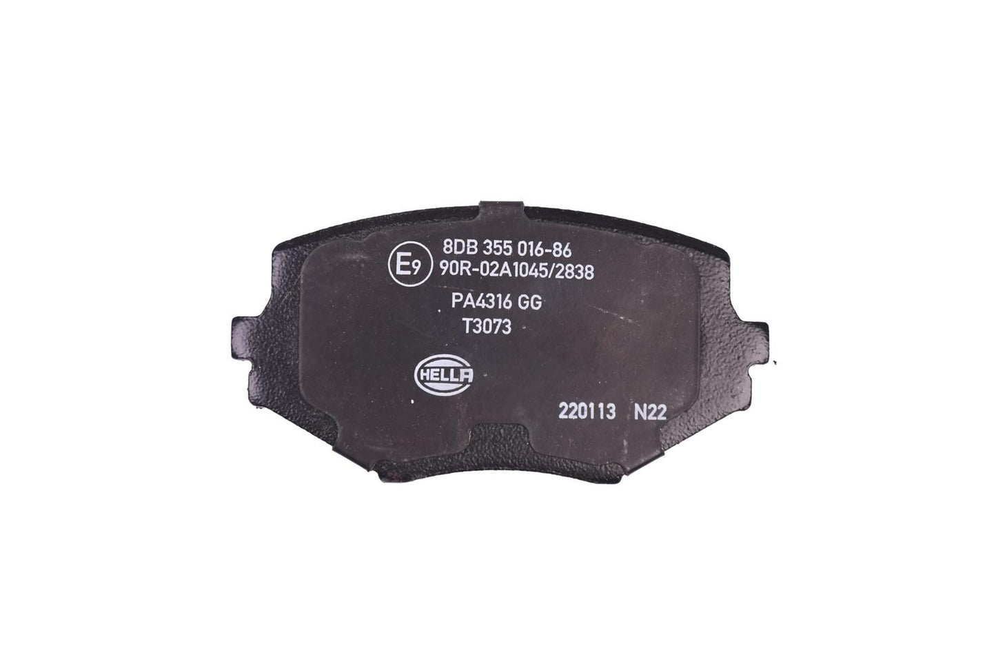 HELLA Brake pad set - T3073 - for e.g. EUNOS / MAZDA 8DB355016-861