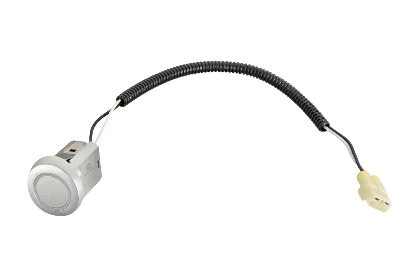 HELLA Sensor, park distance control - straight - 2-pin connector - Plugged - Cable: 23 6PX358269-051