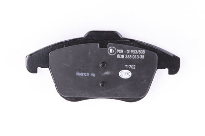 HELLA Brake pad set - T1702 - for e.g. CITROEN 8DB355013-351