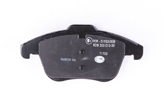 HELLA Brake pad set - T1702 - for e.g. CITROEN 8DB355013-351