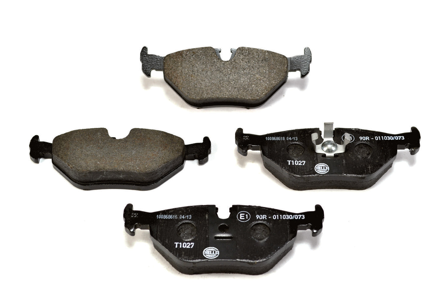 HELLA Brake pad set - T1027 - for e.g. BMW / WIESMANN 8DB355007-421