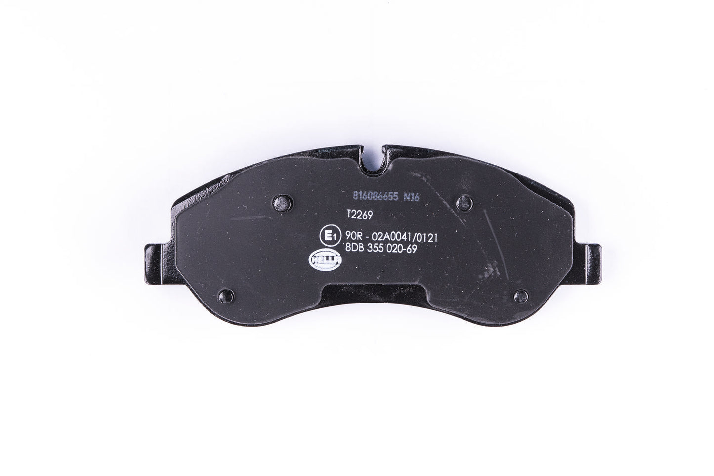 HELLA Brake pad set - T2269 - for e.g. FORD 8DB355020-691