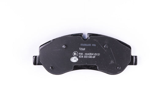 HELLA Brake pad set - T2269 - for e.g. FORD 8DB355020-691
