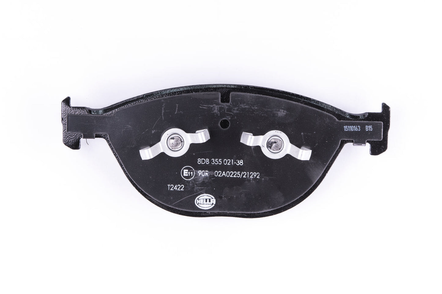 HELLA Brake pad set - T2422 - for e.g. JAGUAR 8DB355021-381