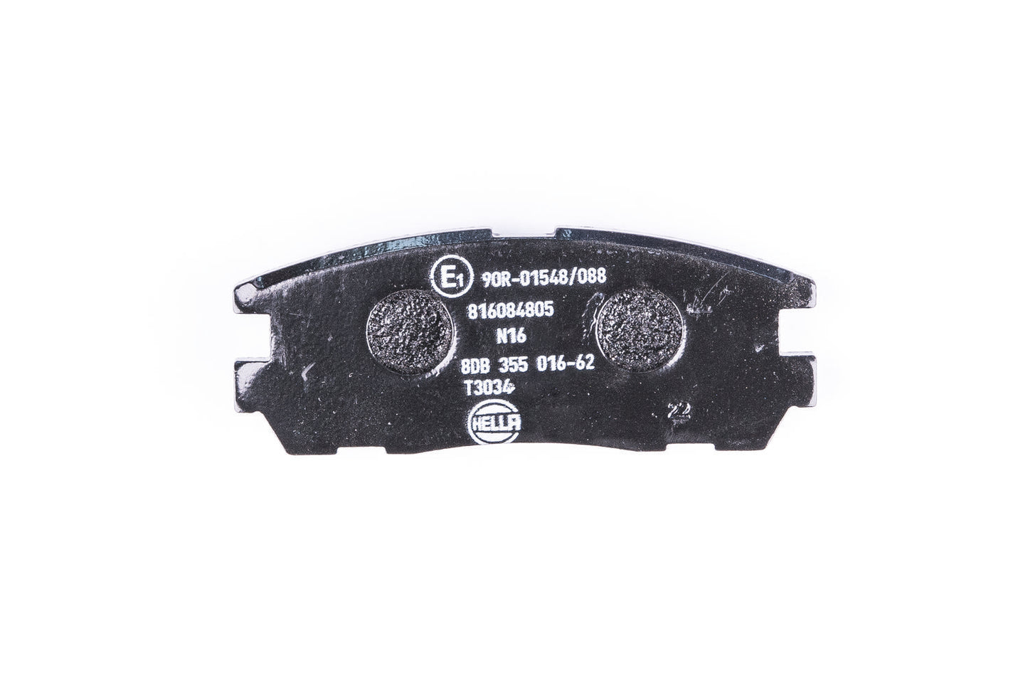 HELLA Brake pad set - T3034 - for e.g. ACURA / CHEVROLET / HOLDEN / HONDA 8DB355016-621