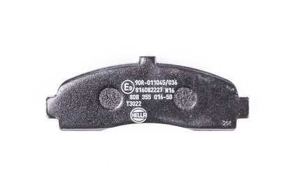 HELLA Brake pad set - T3022 - for e.g. NISSAN 8DB355016-501