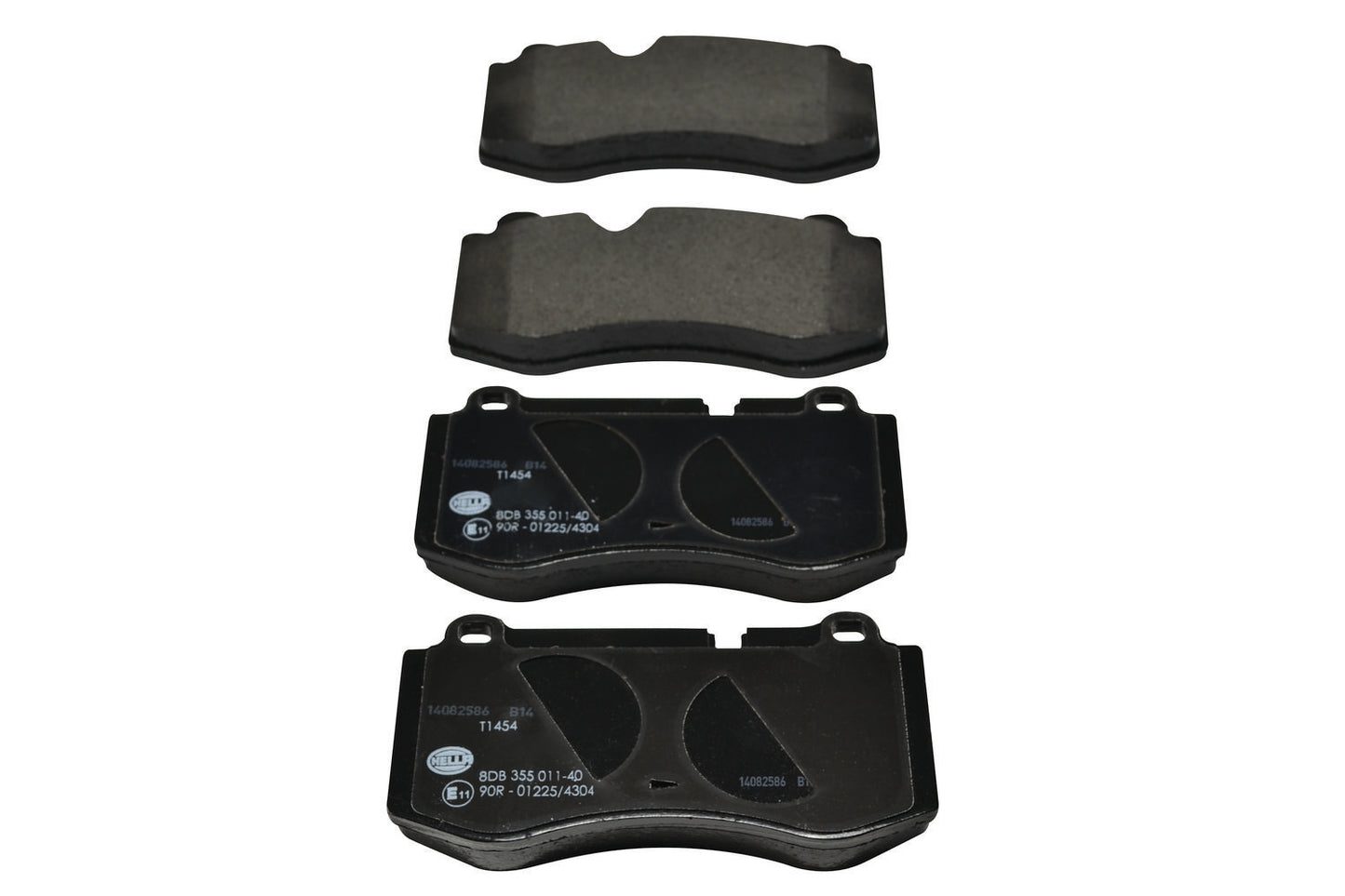 HELLA Brake pad set - T1454 - for e.g. BRABUS / MERCEDES-BENZ 8DB355011-401