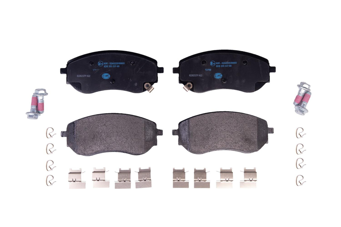HELLA Brake pad set - T2769 - for e.g. MERCEDES-BENZ / NISSAN 8DB355037-901