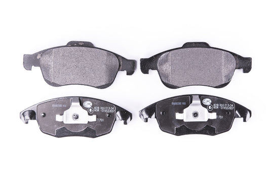 HELLA Brake pad set - T1701 - for e.g. CITROEN / PEUGEOT 8DB355013-341