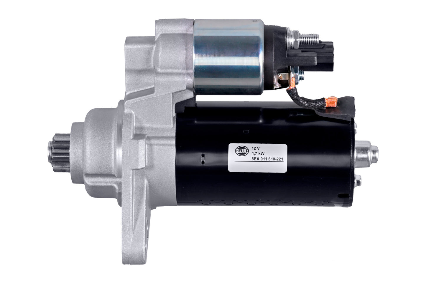 HELLA Starter - 12V - 1.7kW - for e.g. VW Golf V (1K1) 8EA011610-221