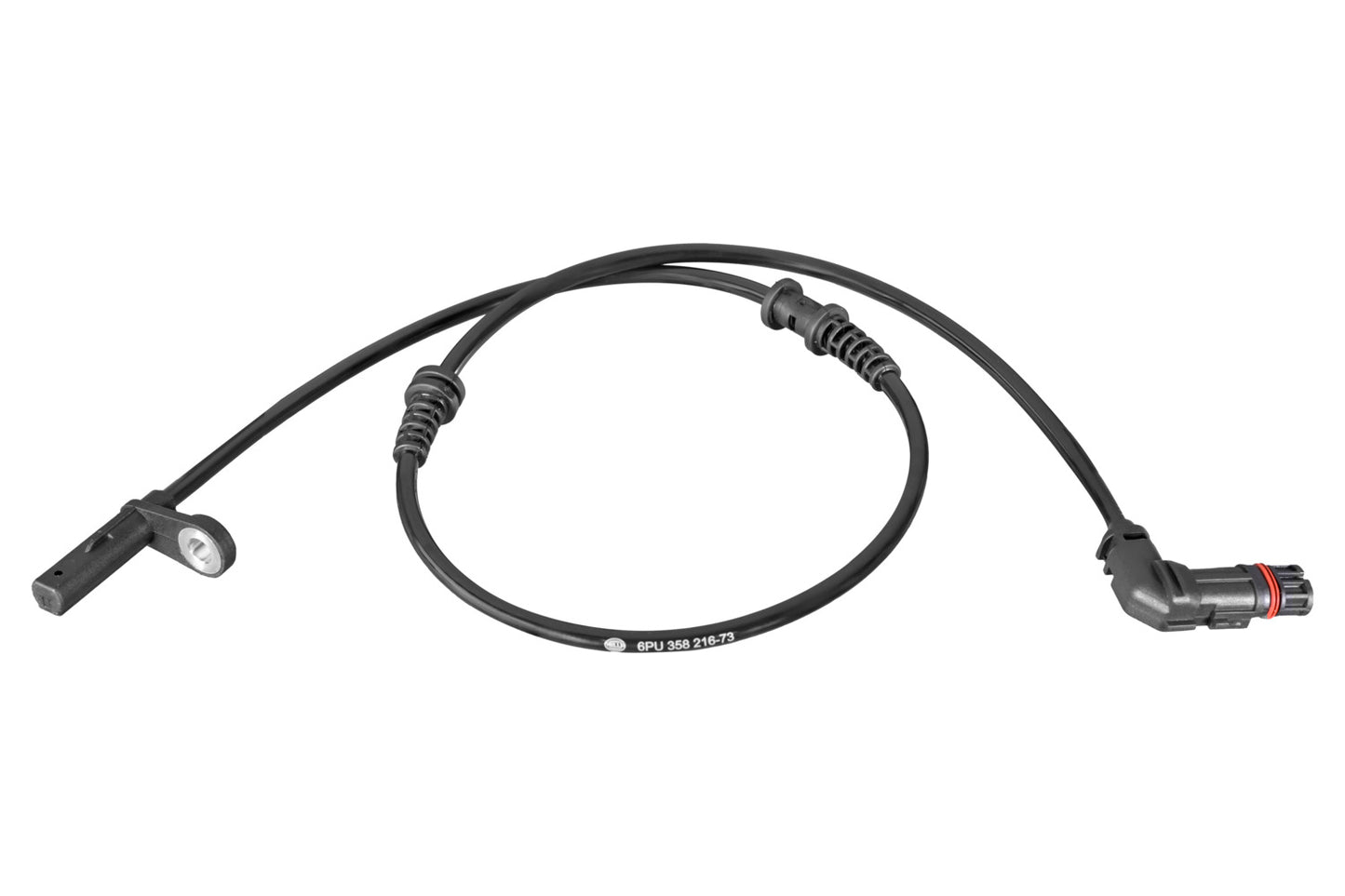 HELLA Sensor, wheel speed - 2-pin connector - Front Axle 6PU358216-731