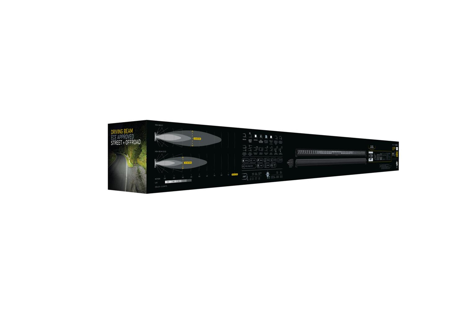 HELLA LED-Lightbar - Black Magic Edgeless Pro - 12/24V - yellow (amber)/white - 6508lm 1FJ358236-021