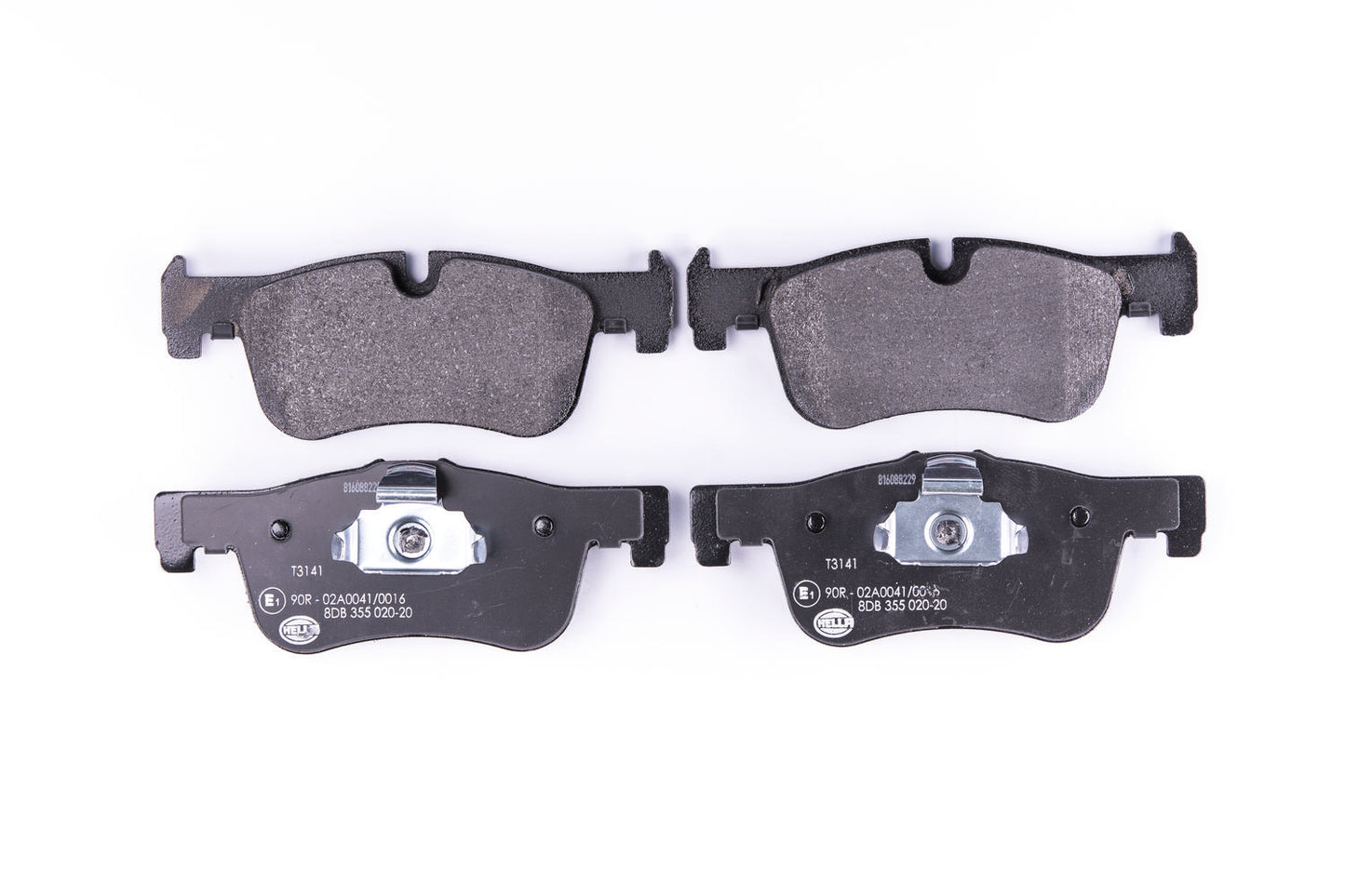 HELLA Brake pad set - T3141 - for e.g. BMW 8DB355020-201