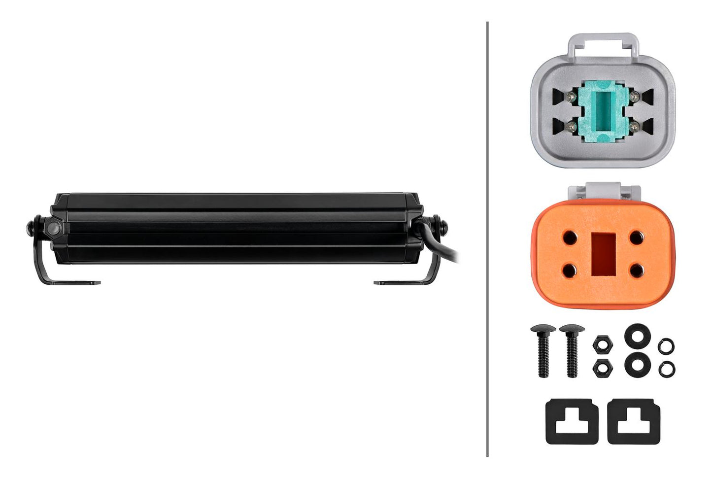 HELLA VALUEFIT LED-Lightbar - LBE 2 310 - 12/24V - white/yellow (amber) - 3800lm 1FE357666-001