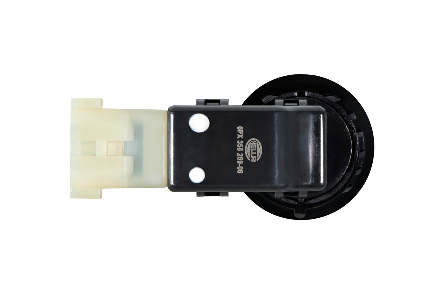 HELLA Sensor, park distance control - angled - 2-pin connector - Plugged 6PX358269-061