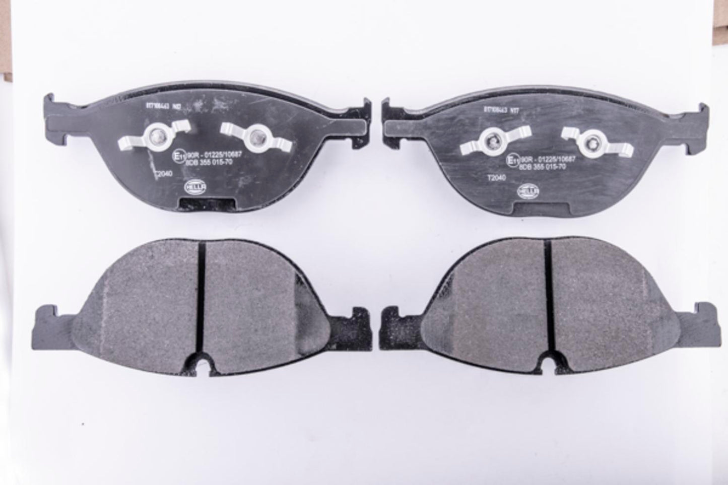 HELLA Brake pad set - T2040 - for e.g. JAGUAR 8DB355015-701