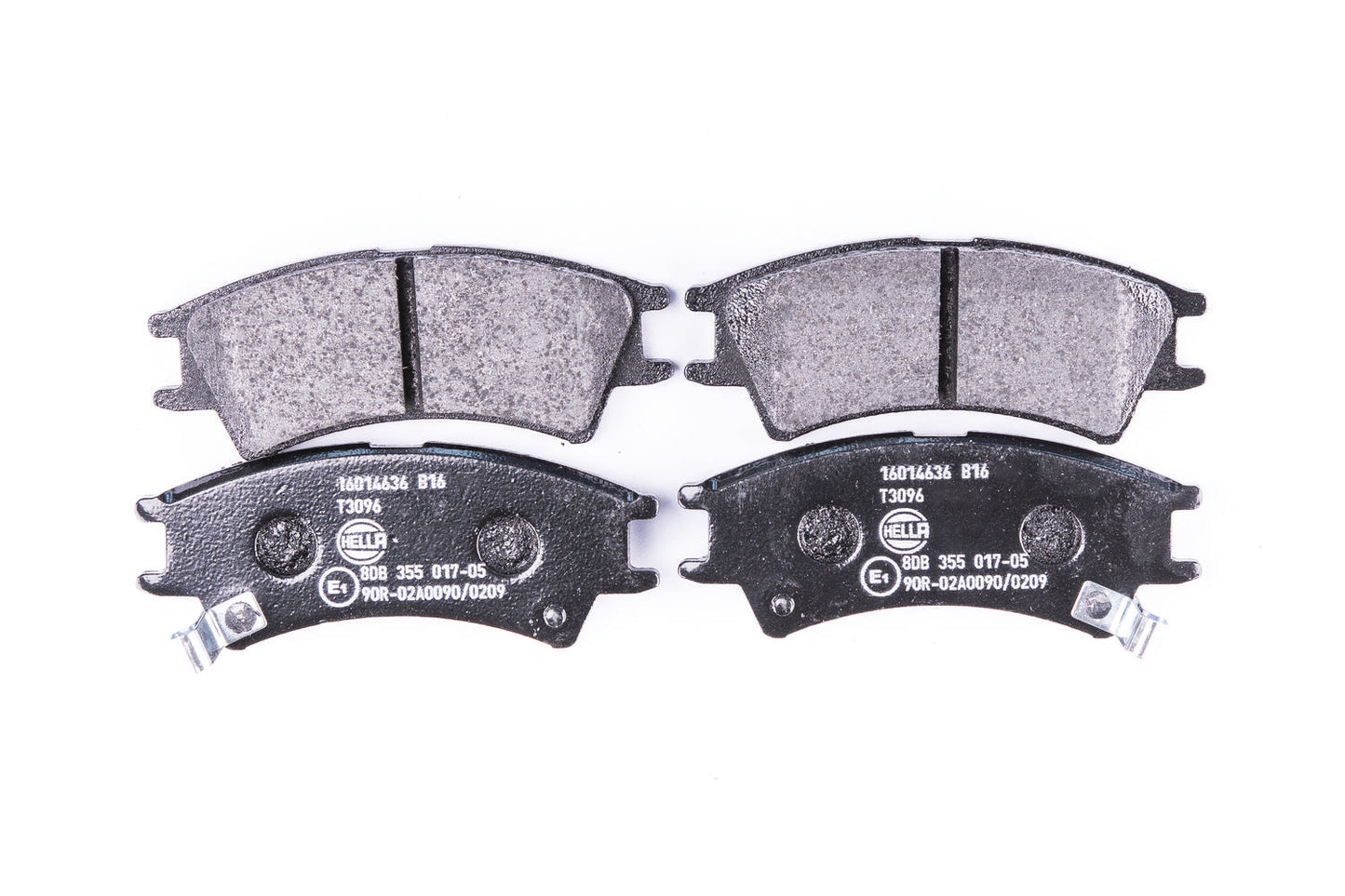 HELLA Brake pad set - T3096 - for e.g. HYUNDAI 8DB355017-051