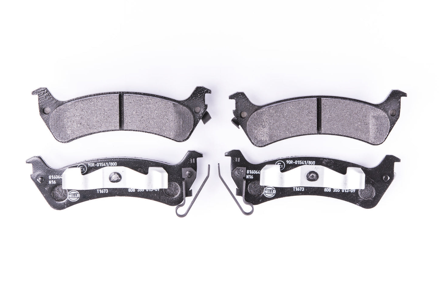 HELLA Brake pad set - T1673 - for e.g. JEEP 8DB355013-091