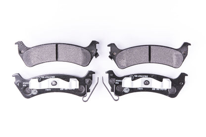 HELLA Brake pad set - T1673 - for e.g. JEEP 8DB355013-091