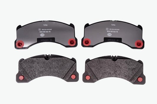 HELLA Brake pad set - T2906 - for e.g. PORSCHE CAYENNE (9YA) 3.0 E-Hybrid AWD  8DB355040-781