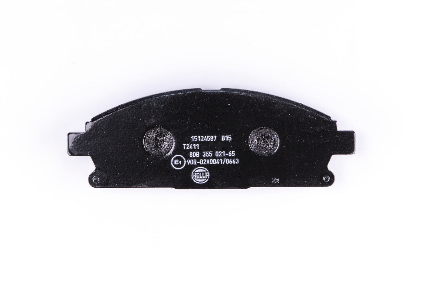 HELLA Brake pad set - T2411 - for e.g. NISSAN 8DB355021-651