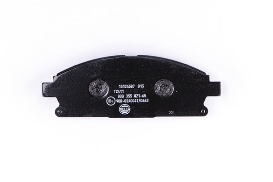 HELLA Brake pad set - T2411 - for e.g. NISSAN 8DB355021-651