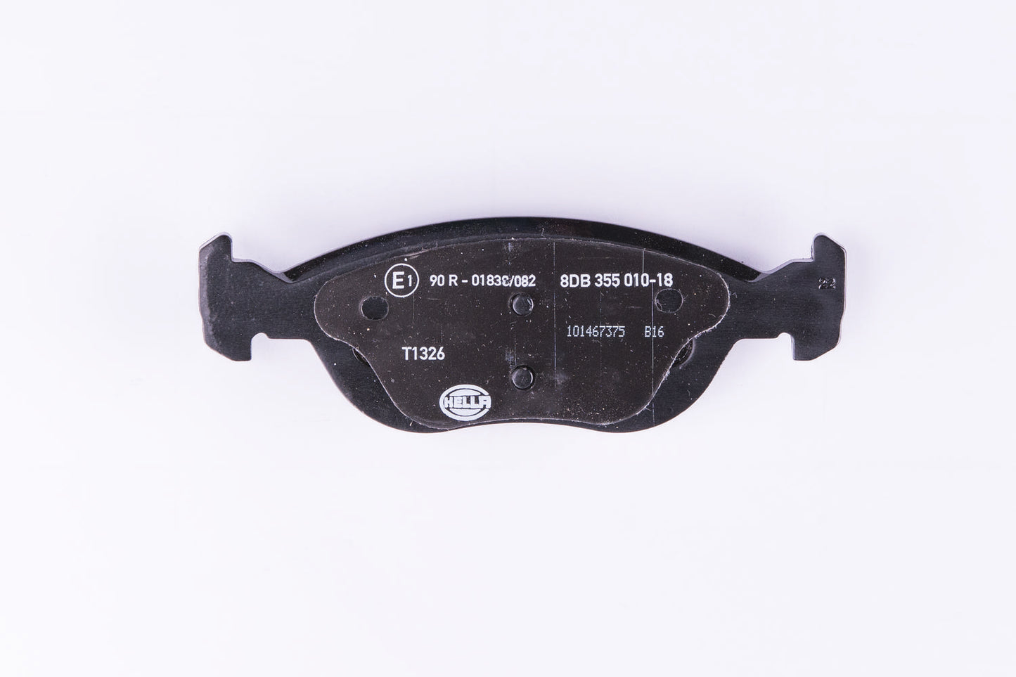 HELLA Brake pad set - T1326 - for e.g. FIAT 8DB355010-181