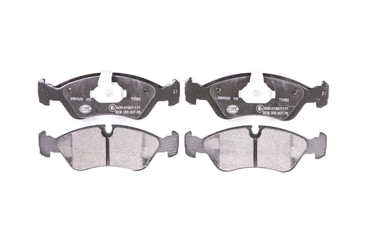 HELLA Brake pad set - T1082 - for e.g. CHEVROLET / DAEWOO / FSO / HOLDEN / OPEL 8DB355007-761
