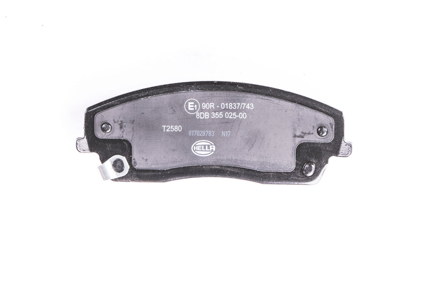 HELLA Brake pad set - T2580 - for e.g. CHRYSLER / DODGE 8DB355025-001