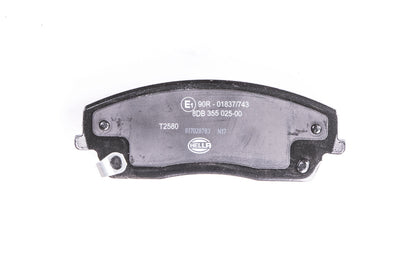 HELLA Brake pad set - T2580 - for e.g. CHRYSLER / DODGE 8DB355025-001