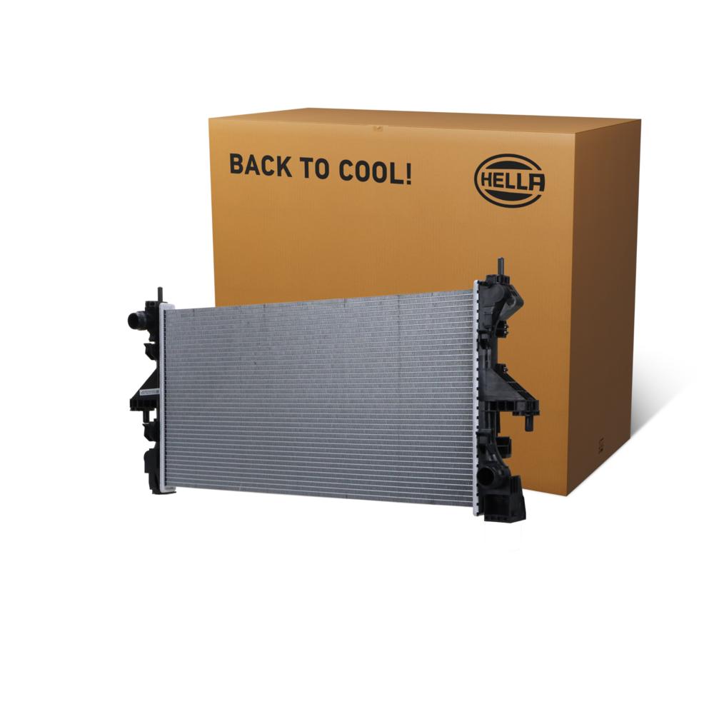 Hella Engine Coolant Radiator 8MK366302-411