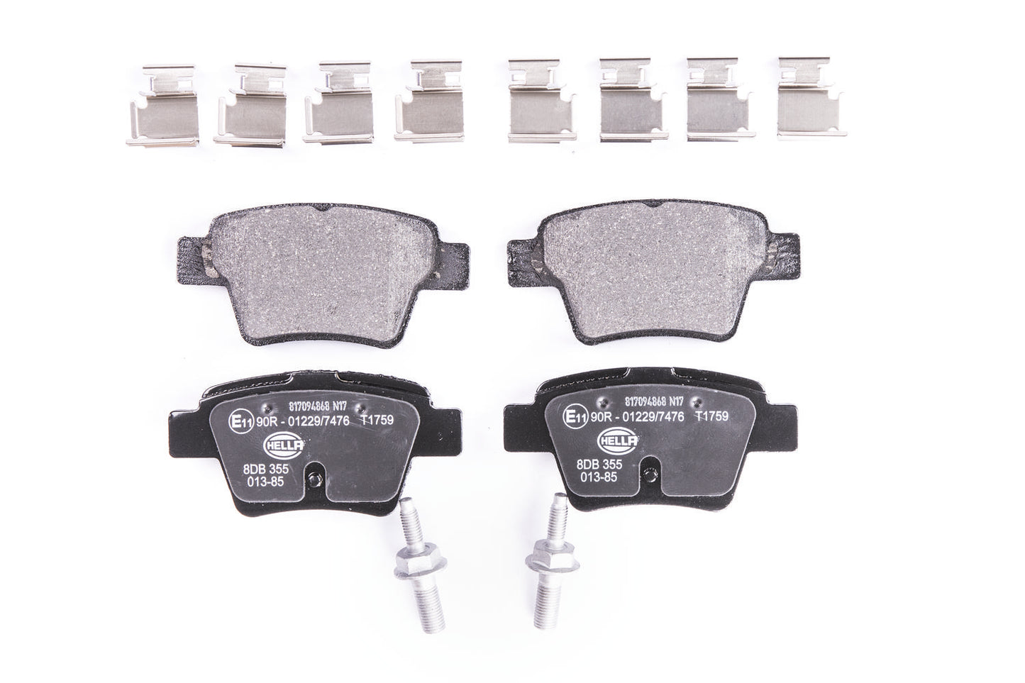 HELLA Brake pad set - T1759 - for e.g. BYD / CITROEN / PEUGEOT 8DB355013-851
